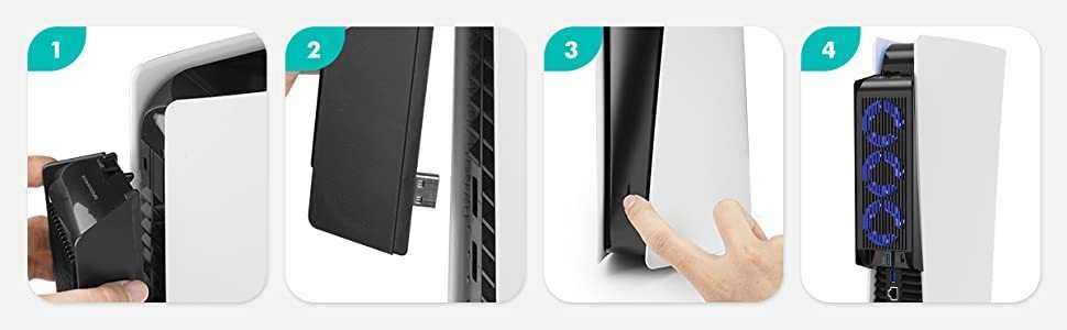 Охлаждащ вентилатор KIWIHOME за PS5