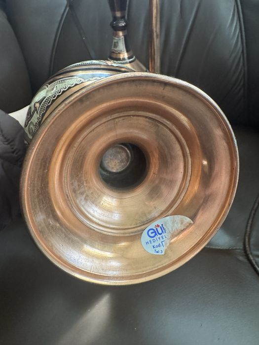 Ceainic pictat din cupru