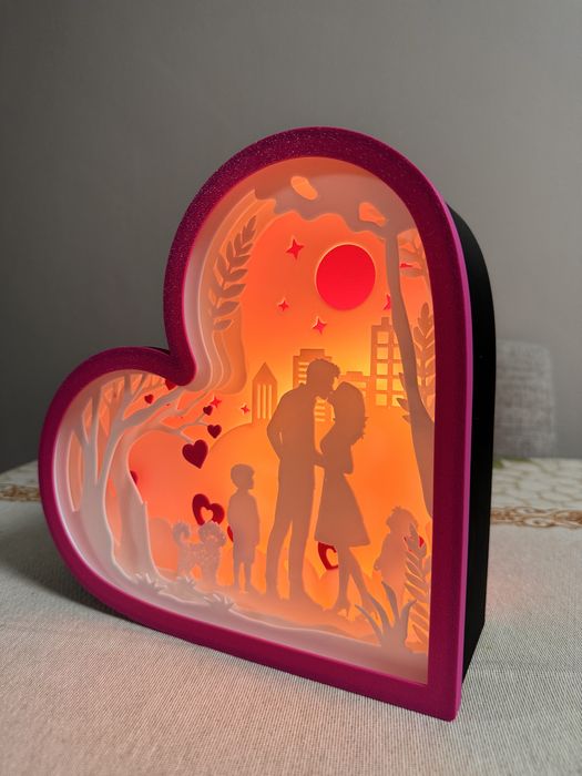 Подарък за Свети Валентин-лампа