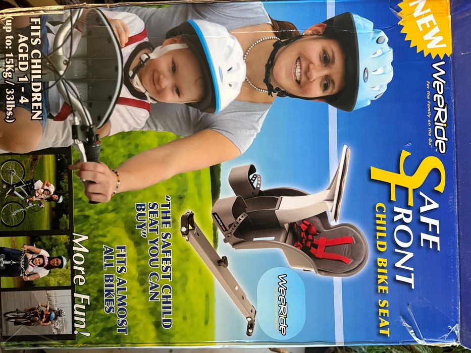 Scaun bicicleta copii, Pozitie montare Centru, 15 Kg, WeeRide, Gri