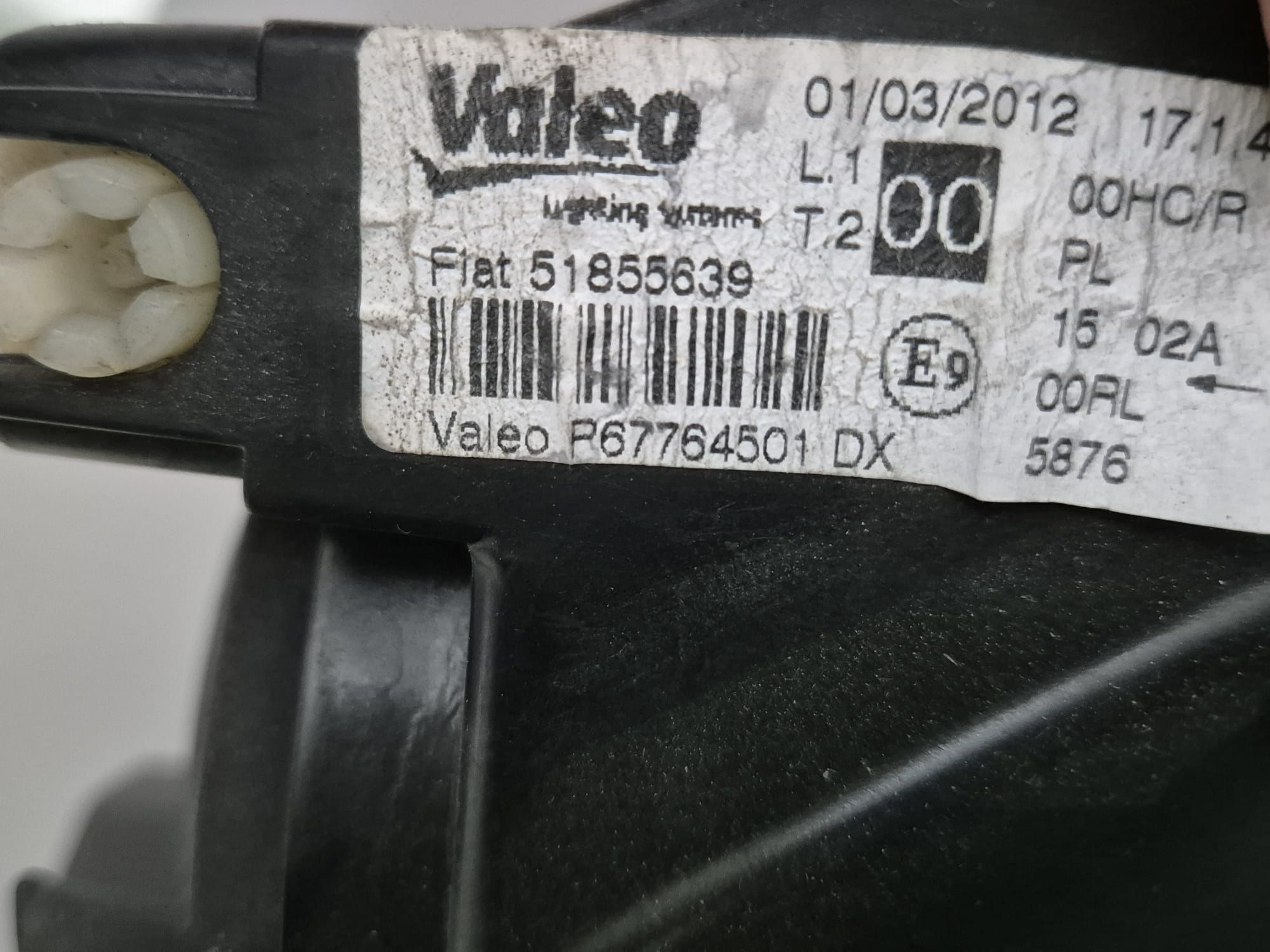 Far dreapta Fiat Punto Evo 2010-2014