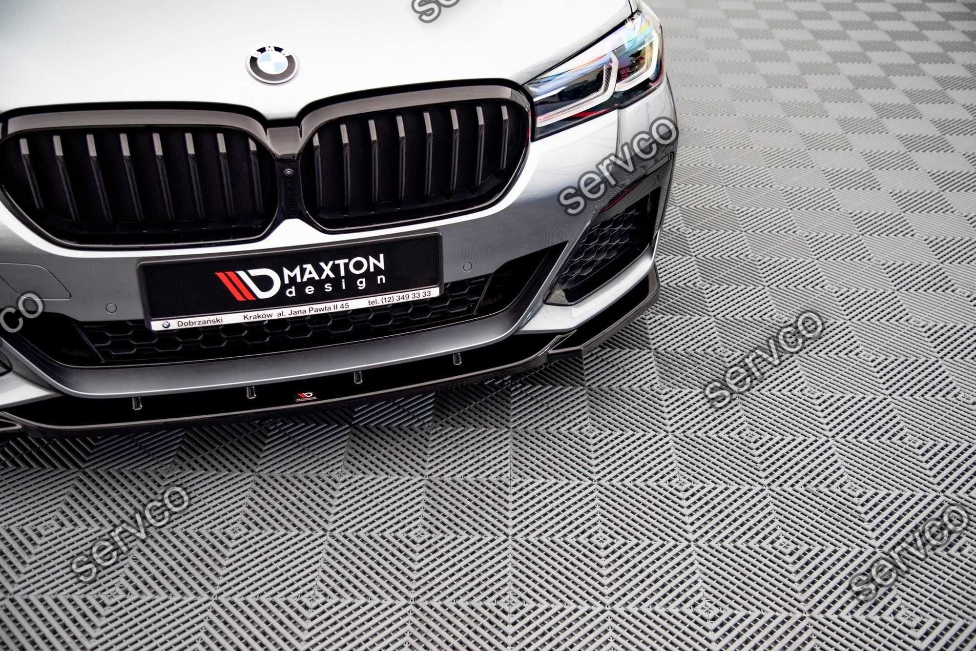 Prelungire bara fata BMW Seria 5 G30 M-Pack 2020- v6 - Maxton Design