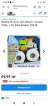 Masinuta Hot Wheels Monster Truck Twisted Tredz, Bone Shaker, 1:43