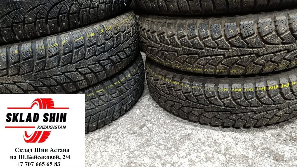 Зимние (липучки, шипы) шины б/у 235/60/18 Европа и Япония