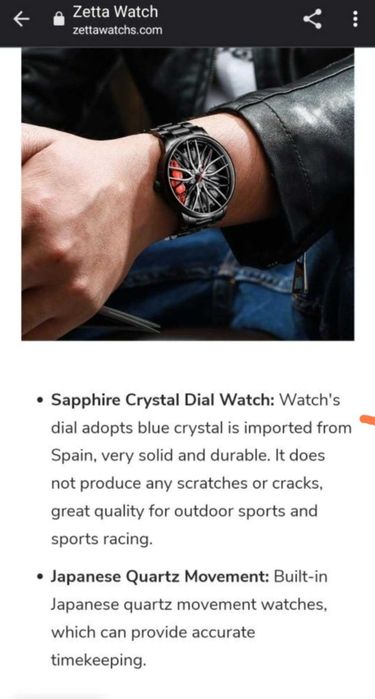 Ceas janta auto cu etrier Brembo otel inoxidabil NOU sigilat