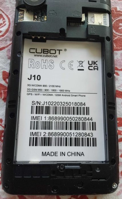 Смартфон  Cubot J10 Dual SIM 32GB 1GB . Ползван само веднъж