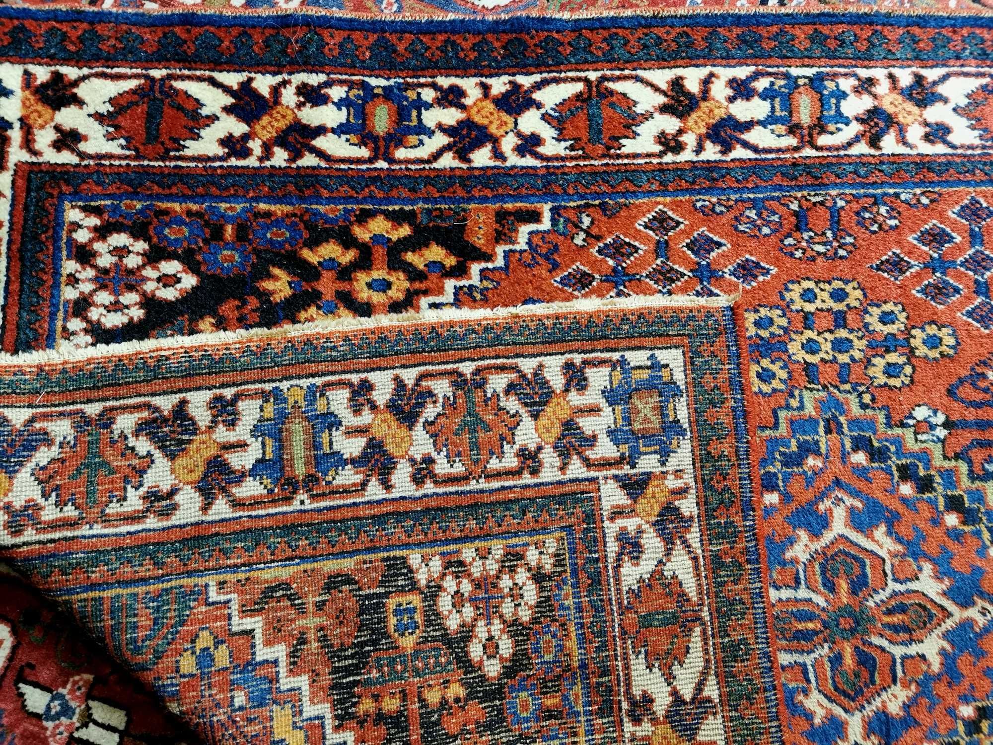 Covor persan Qashqai (Meimei), lana 195x130 cm, lucrat manual