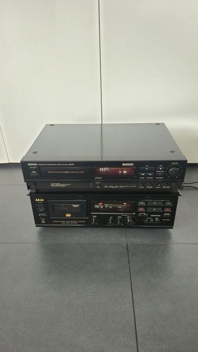 Casetofon deck Denon DRS-810 si Akai DX-57  3capete
