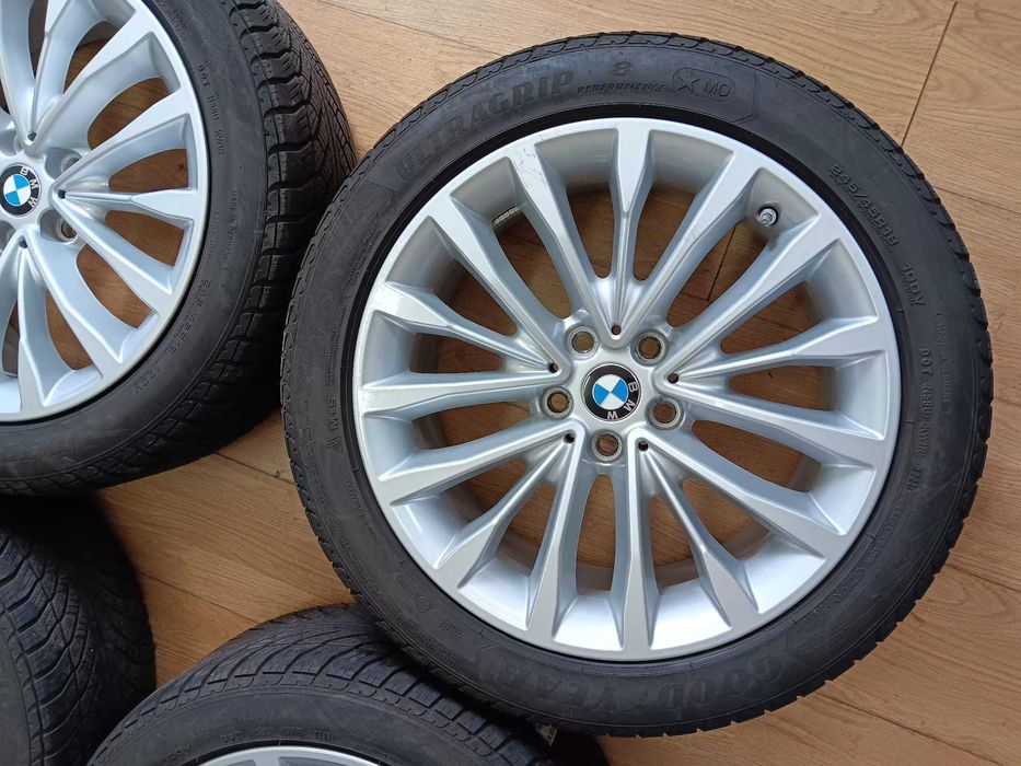 Jante 18 BMW seria 5 G30 G31 G38 cu senzori anvelope MS 245 45 R18 OEM