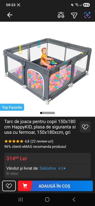 Tarc pentru bebelusi