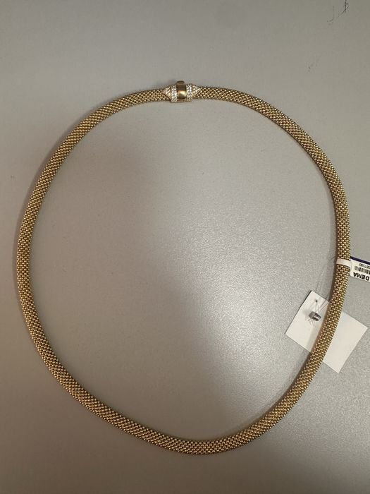 Цепочка трос колье ожерелье золото 585 проба