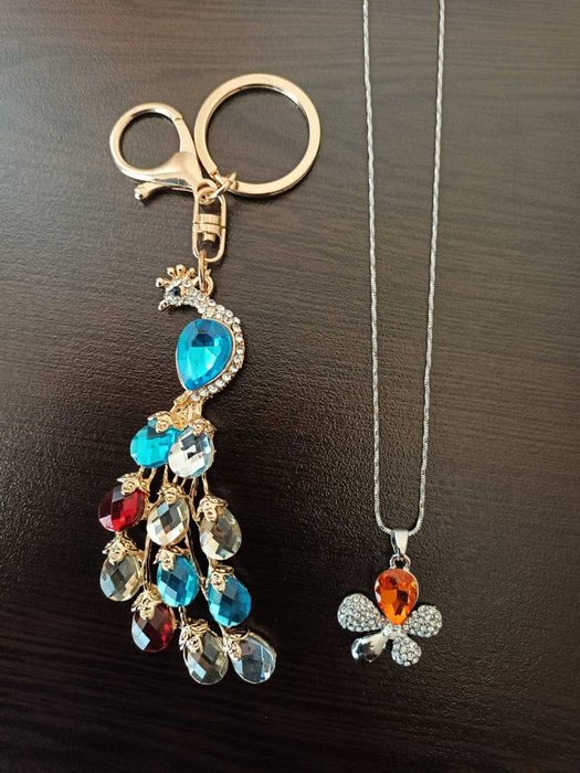 НОВ комплект колие и ключодържател, Спиди/лично предаване