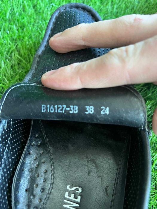 Мокасины кожаные