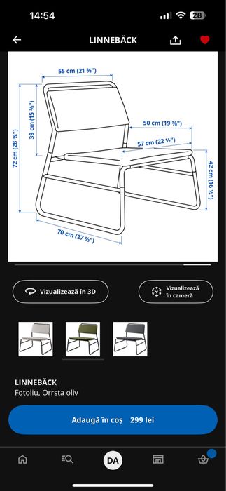 Scaun Kaki Ikea