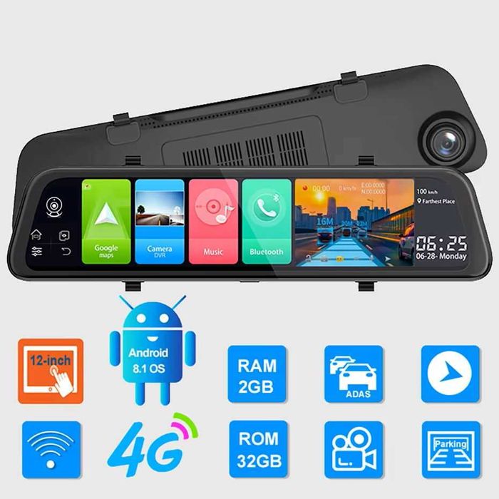 Camera video auto android DVR oglinda