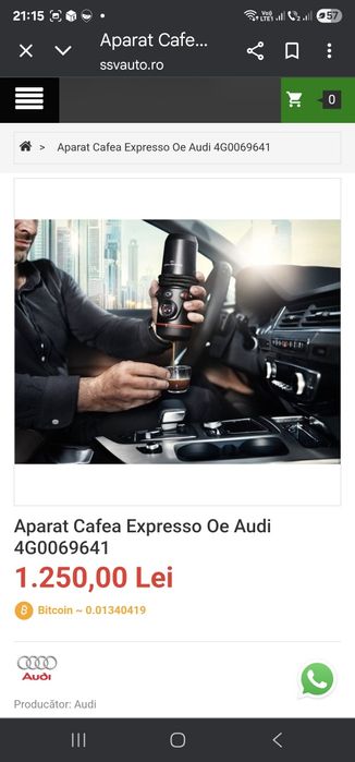Expresor cafea auto
