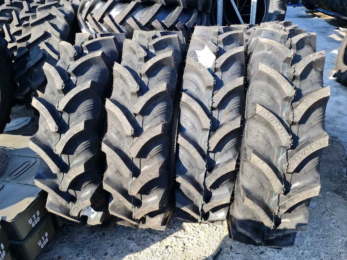 Anvelope noi 280/85R28 OZKA cauciucuri radiale pentru tractor 11.2R28