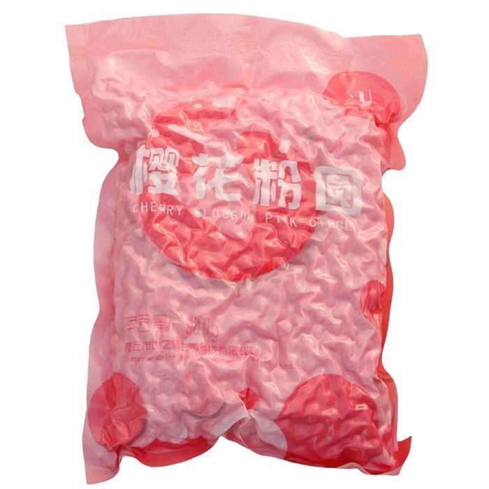 Розовая тапиока сакура со вкусом вишни 1 кг doking
