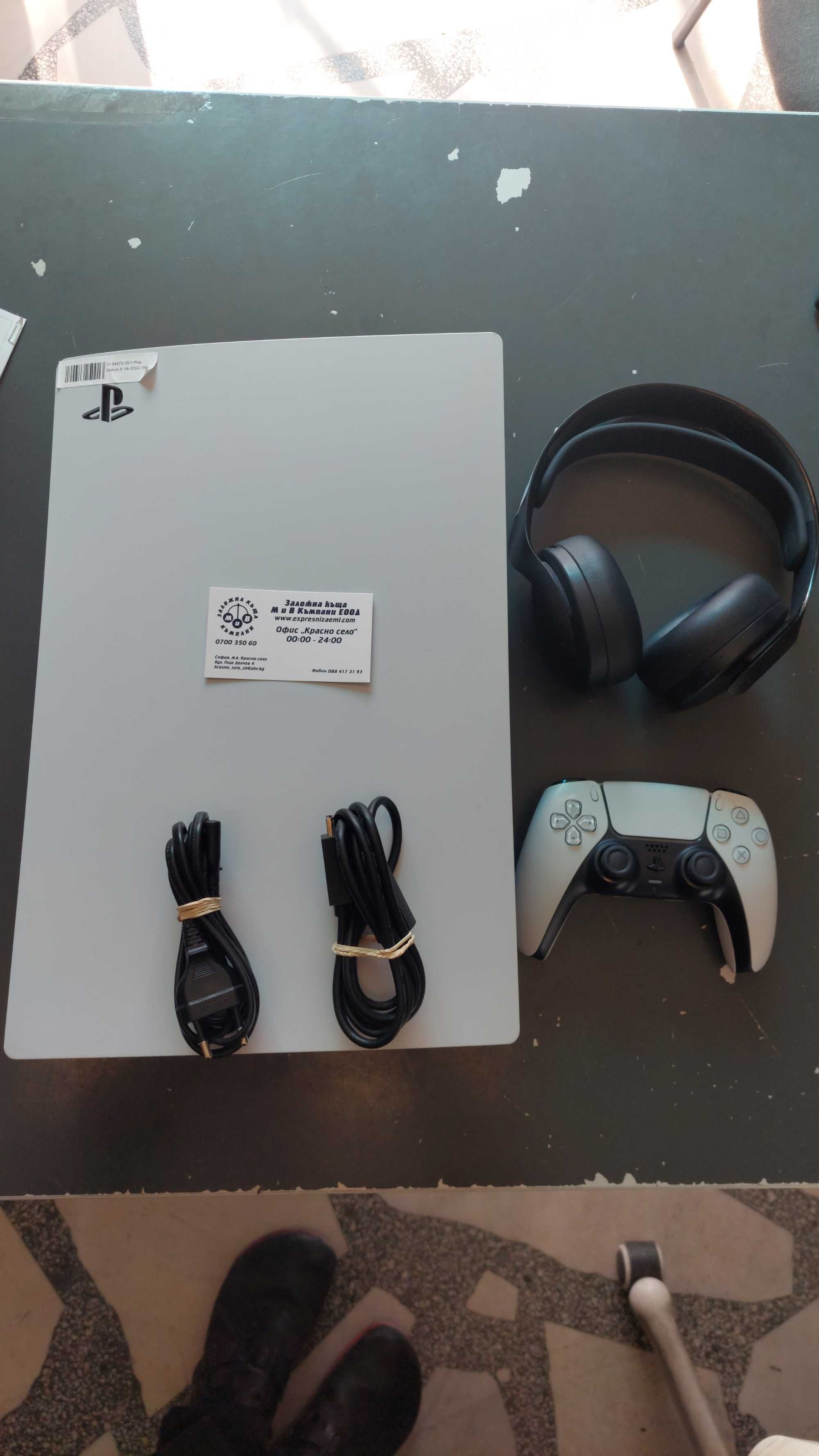 Play station 5 1tb DISC ED + Слушалки