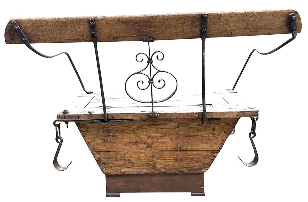 Bancheta taraneasca cu spatar si lavita