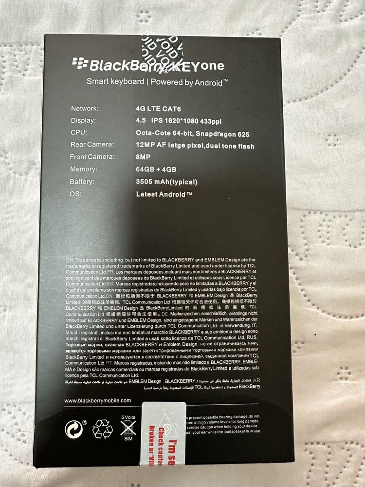 Blackberry keyone