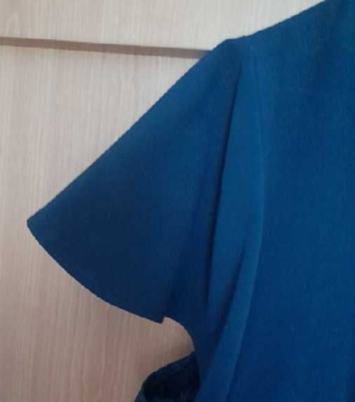 Rochie casual bleumarin inchis marimea  46