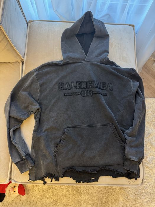 Блуза с качулка баленсиага