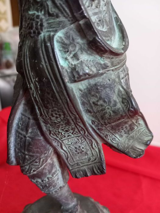 Бронзова Скулптура АПСАРА ,Кхмерска Камбоджа 19 Век