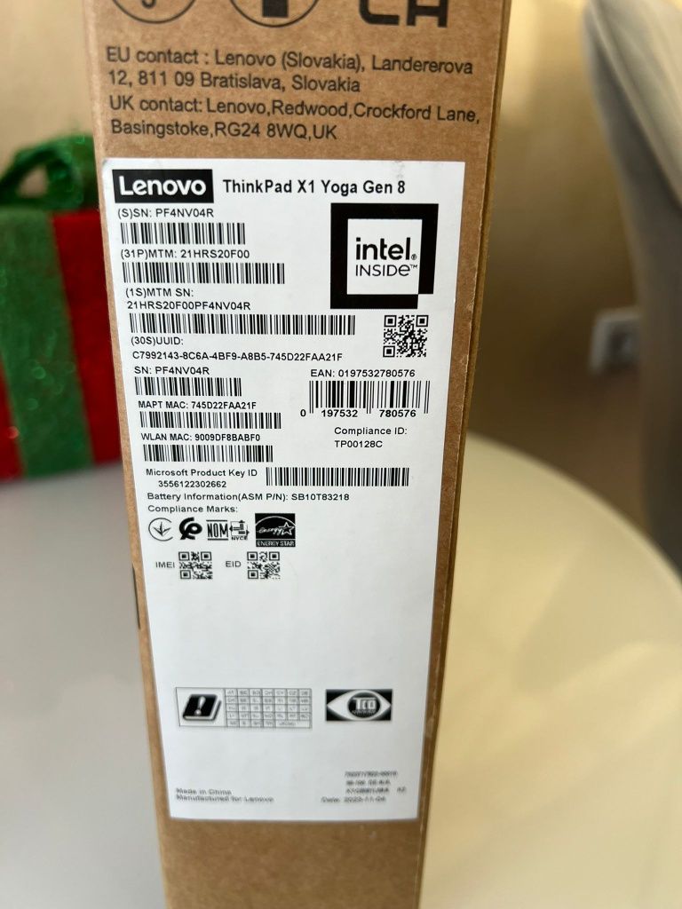 Lenovo ThinkPad X1 Yoga Gen 8 Nou Amanet BKG
