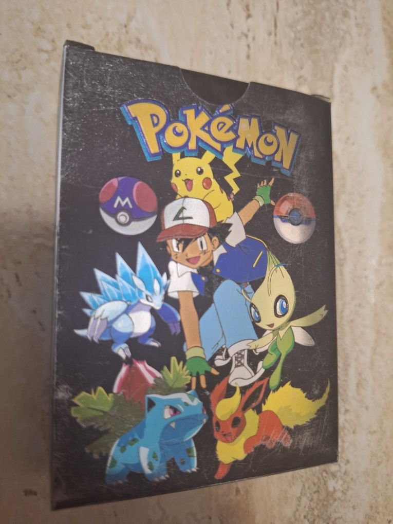 Set de 55 Carti colectionabile Pokemon, PVC, multicolor, 8.5x6cm