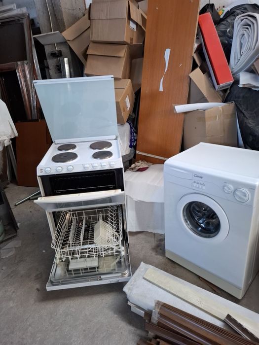 Перална и печка със съдомиялна