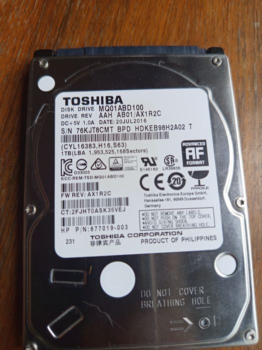 Hard  512 GB Toshiba