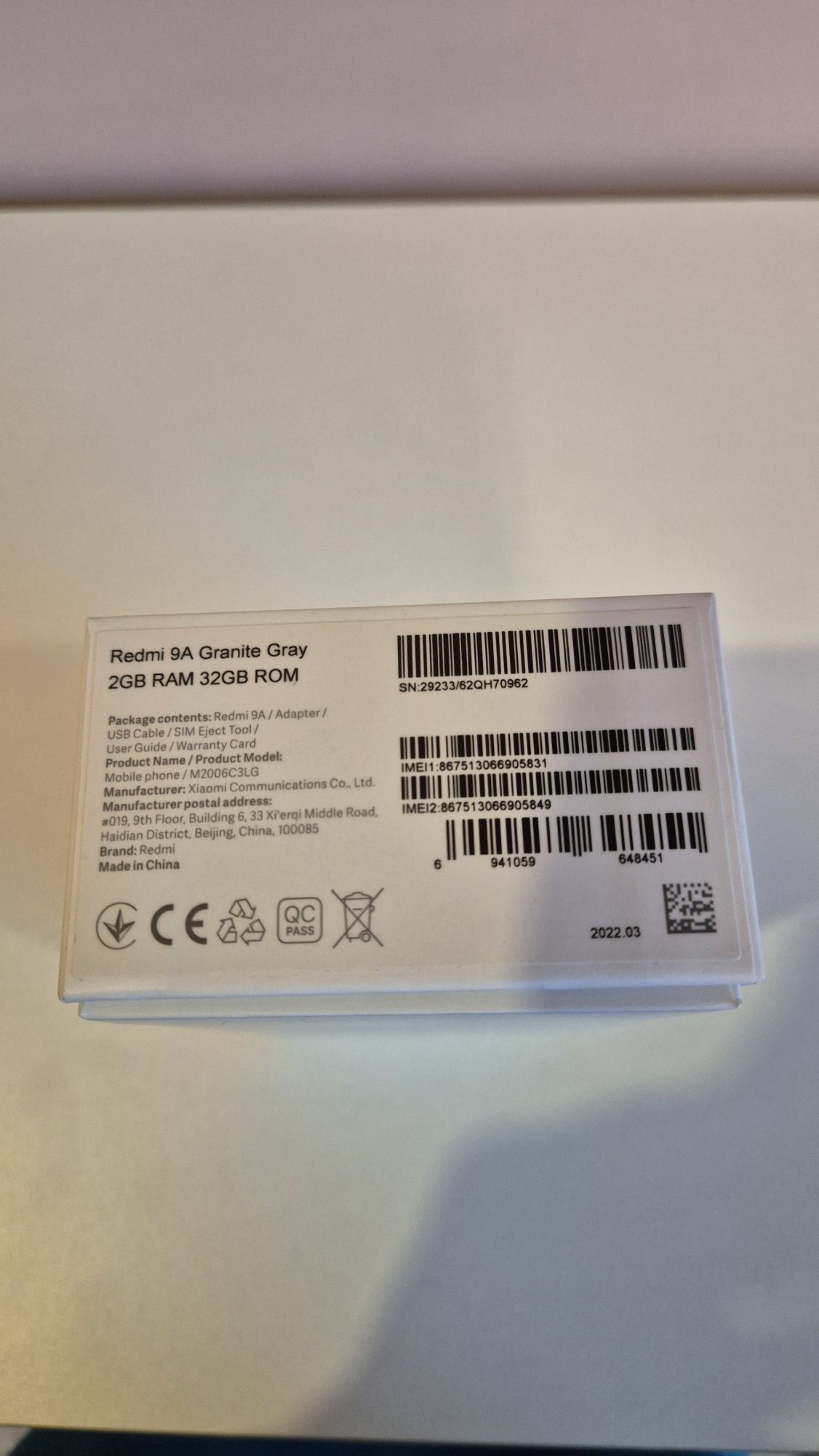 Redmi A9 Granite Gray
