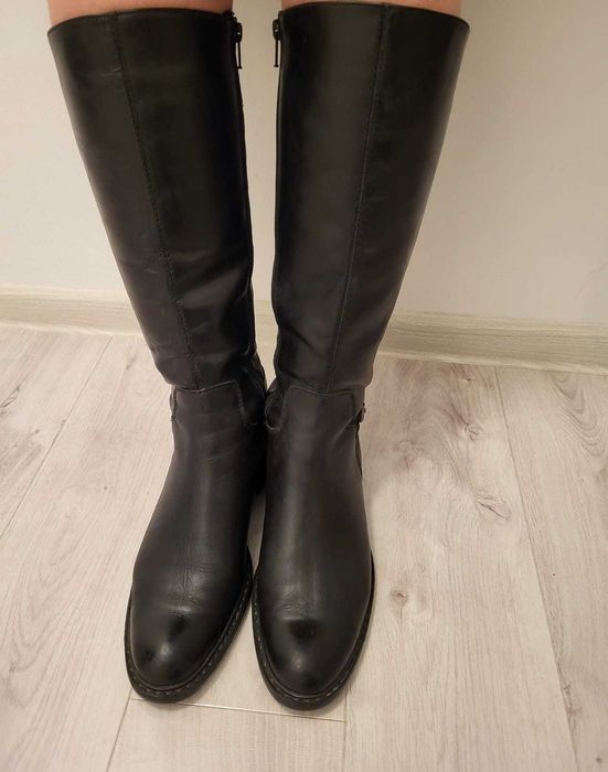 Cizme lungi Lambertazzi, piele naturala