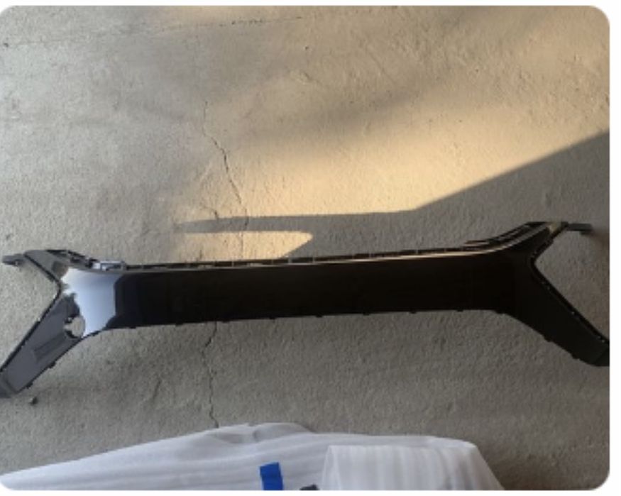 Накладка на бампер автомобиля Taos