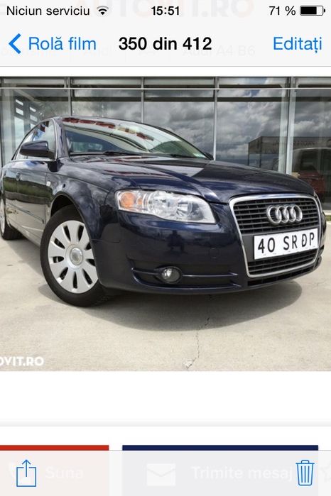 Vand Audi A4 2.0