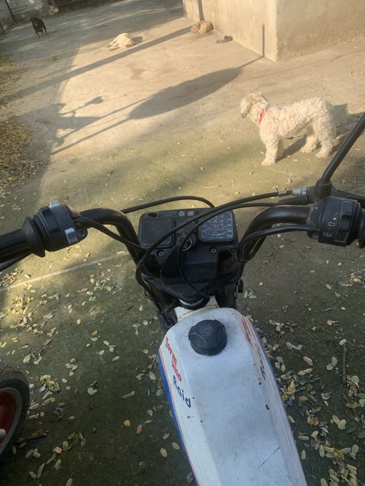 Vand sau achimb doua mopede cel rosu e 4t si cel alb e 2t