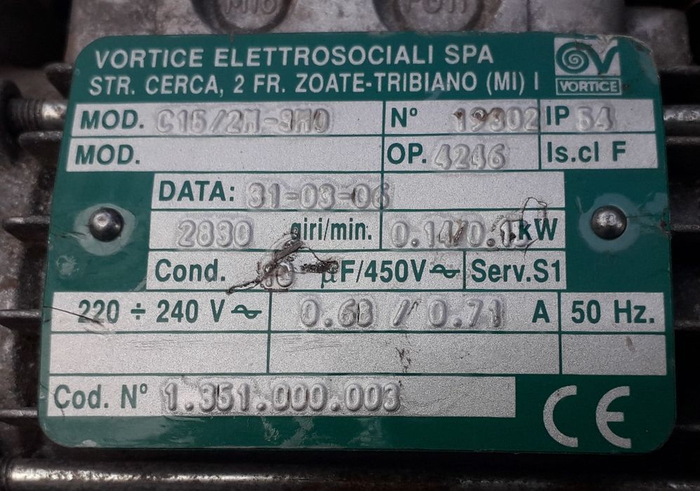 Motor electric 230V