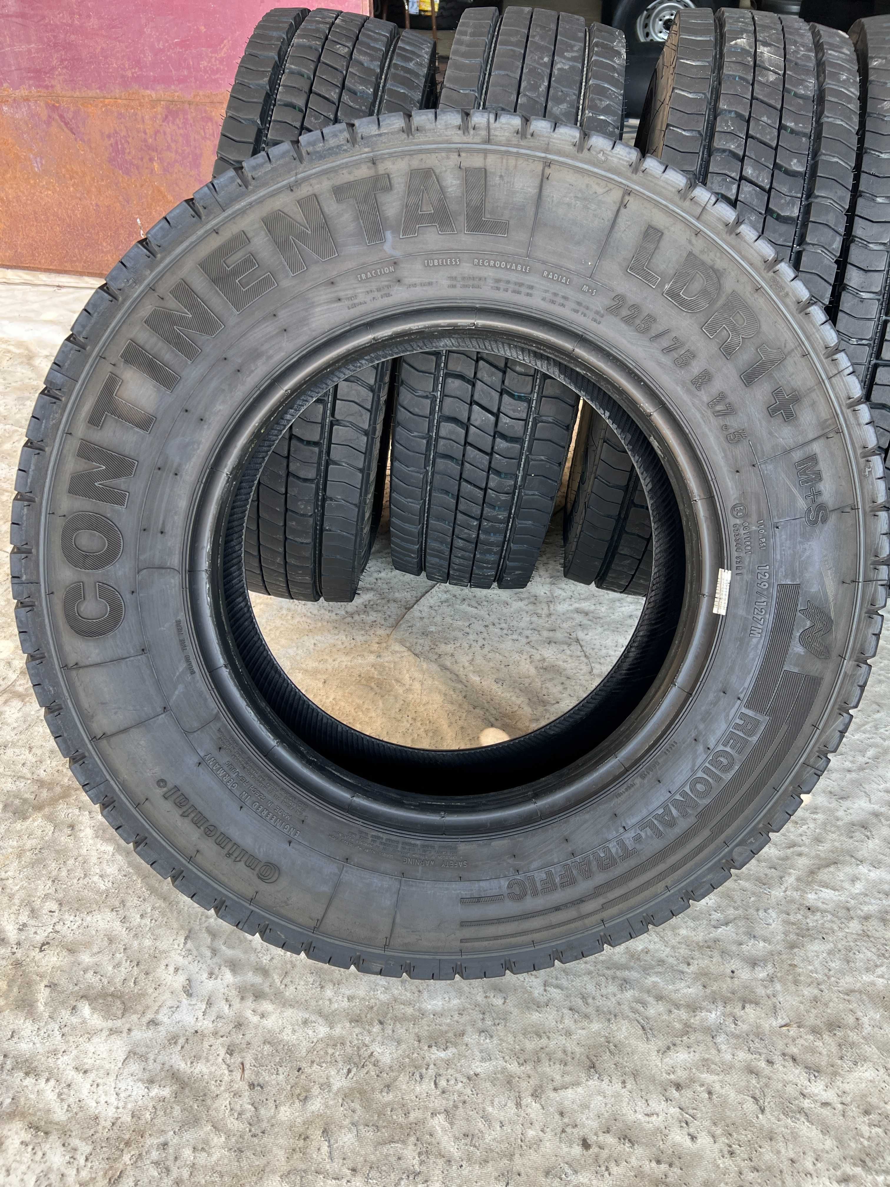 Тежкотоварни гуми задни 225/75R17.5 Continental LDR1+ 129/127M M+S