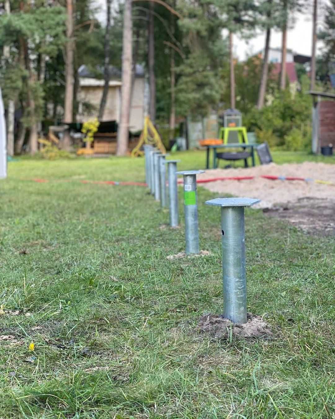 Piloni foranti pentru structura sustinere panouri fotovoltaice