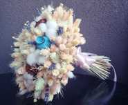 Buchet mireasa flori uscate