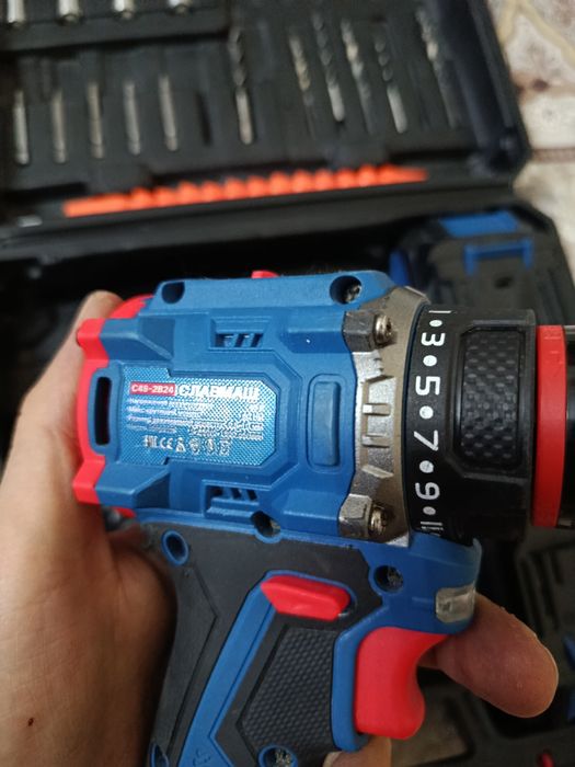 Шуруповерт, аккумуляторная дрель СЛАВМАШ C48-2B48 48 В, 60 Нм, 1800 об