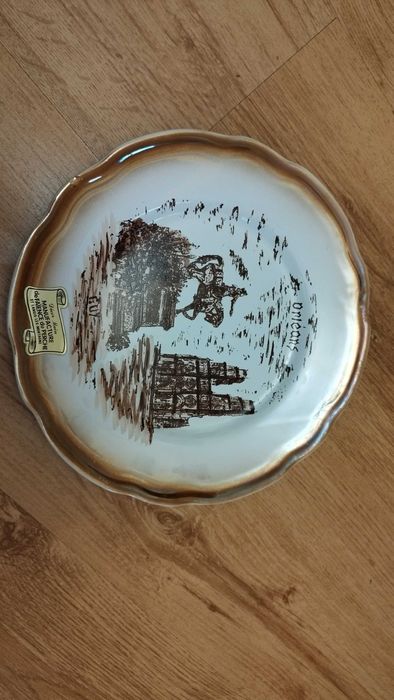 Декоративна чиния от Франция,Орлеанската дева-Жана дарк