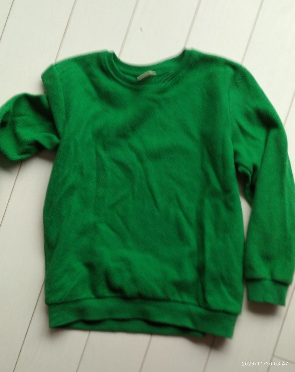 Set ski pantalon + pantalon și bluza  termice + hanorac verde 8-9 a