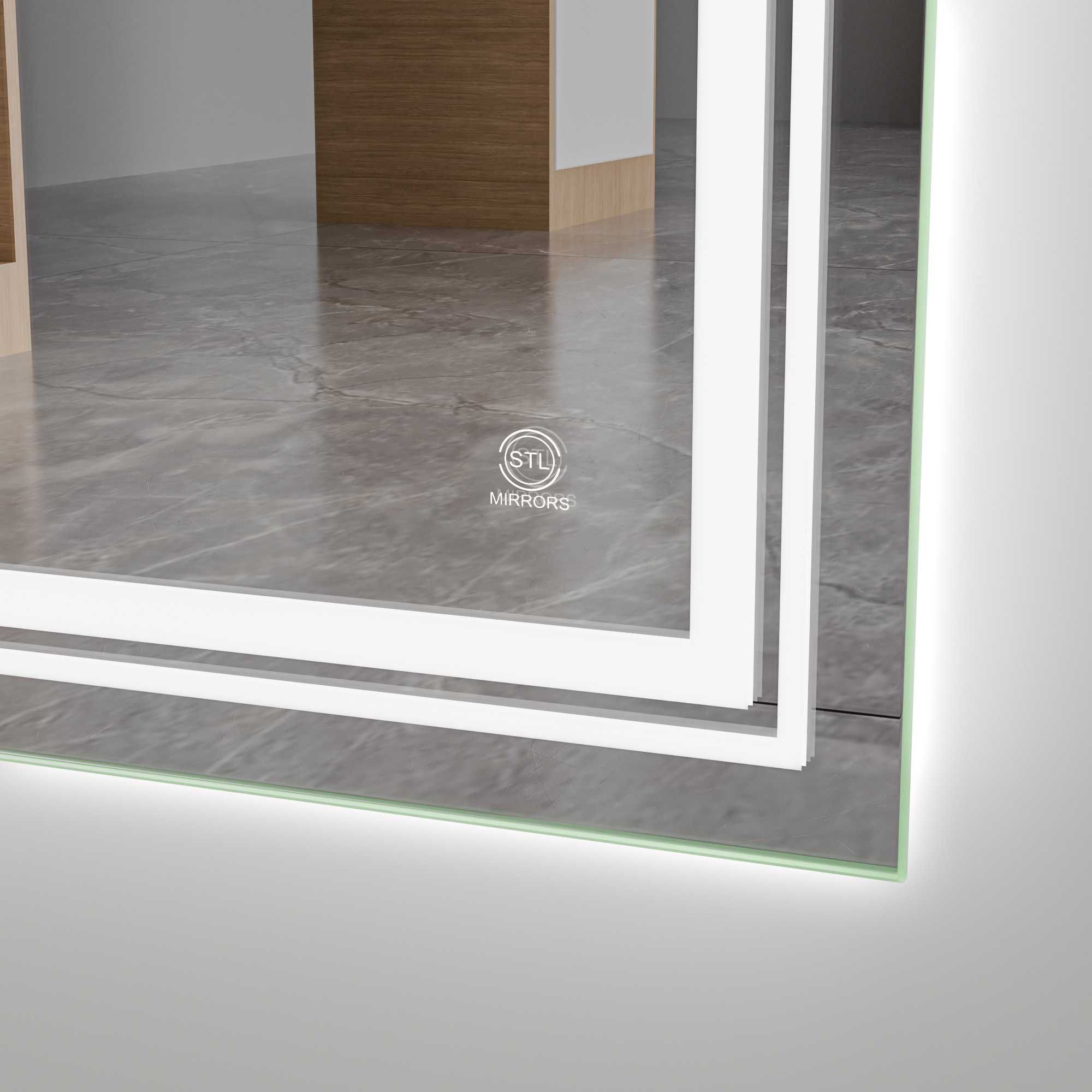 Oglindă LED Modica 604 cu Bluetooth si Ceas digital
