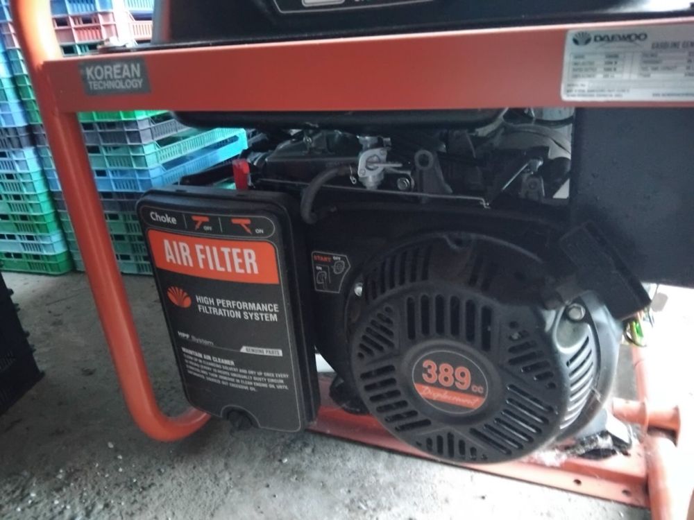 Бензинов генератор Daewoo GD6500