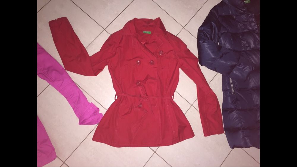 Яке,блузки,клин Lui Joe;Бенетон/Benetton;Okaidi,жилетка Roxy-140/146