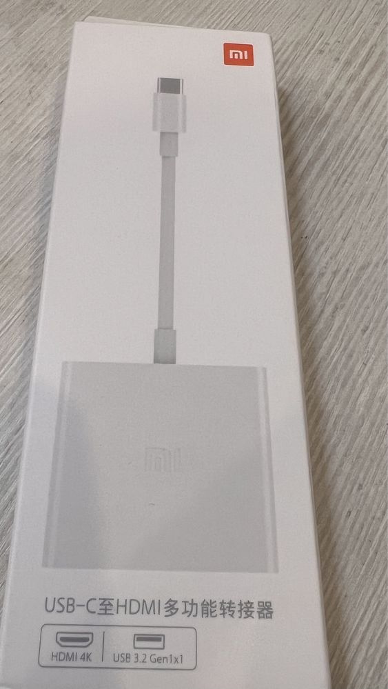 Type C Hdmi , переходник Xiaomi XMZJQCH2TM type C Адаптер hdmi usb
