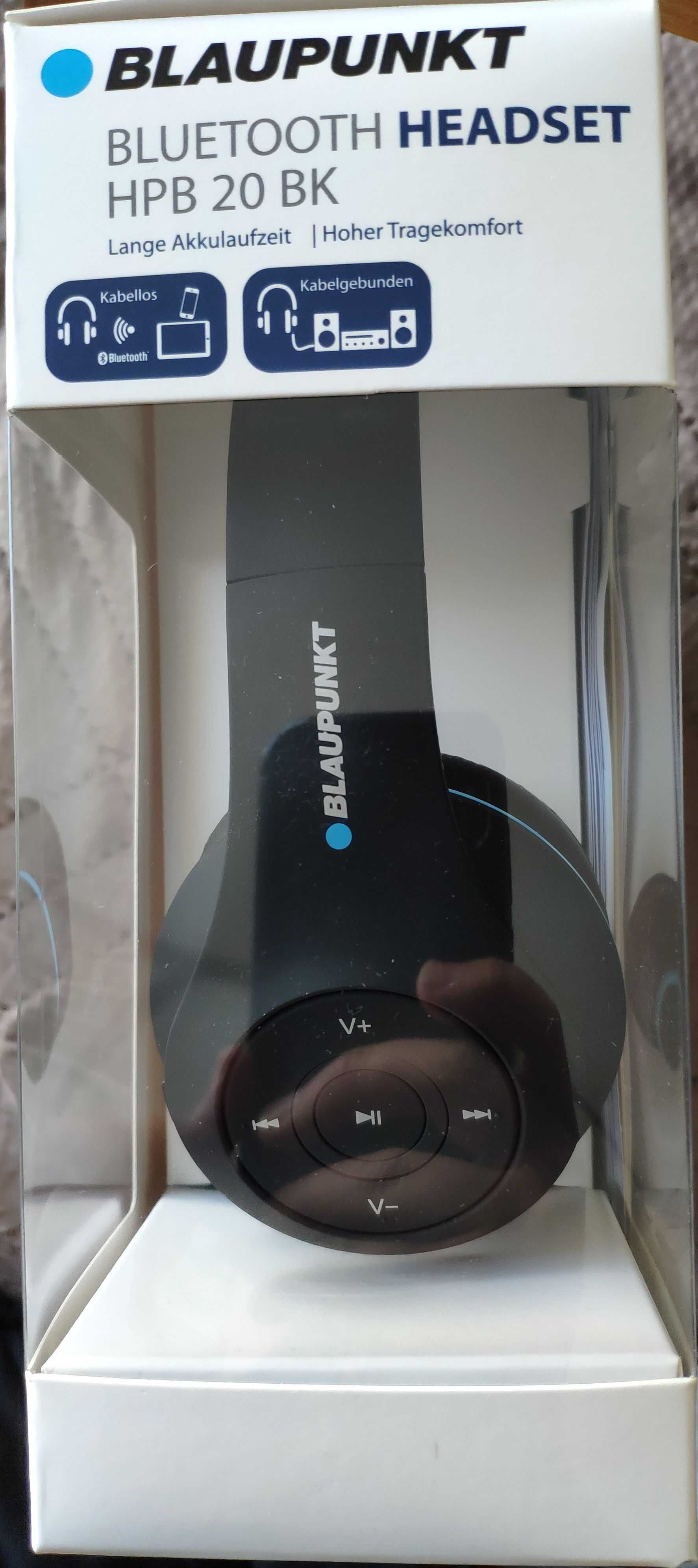 Слушалки Blaupunkt HPB 20 BK, Bluetooths, NFC