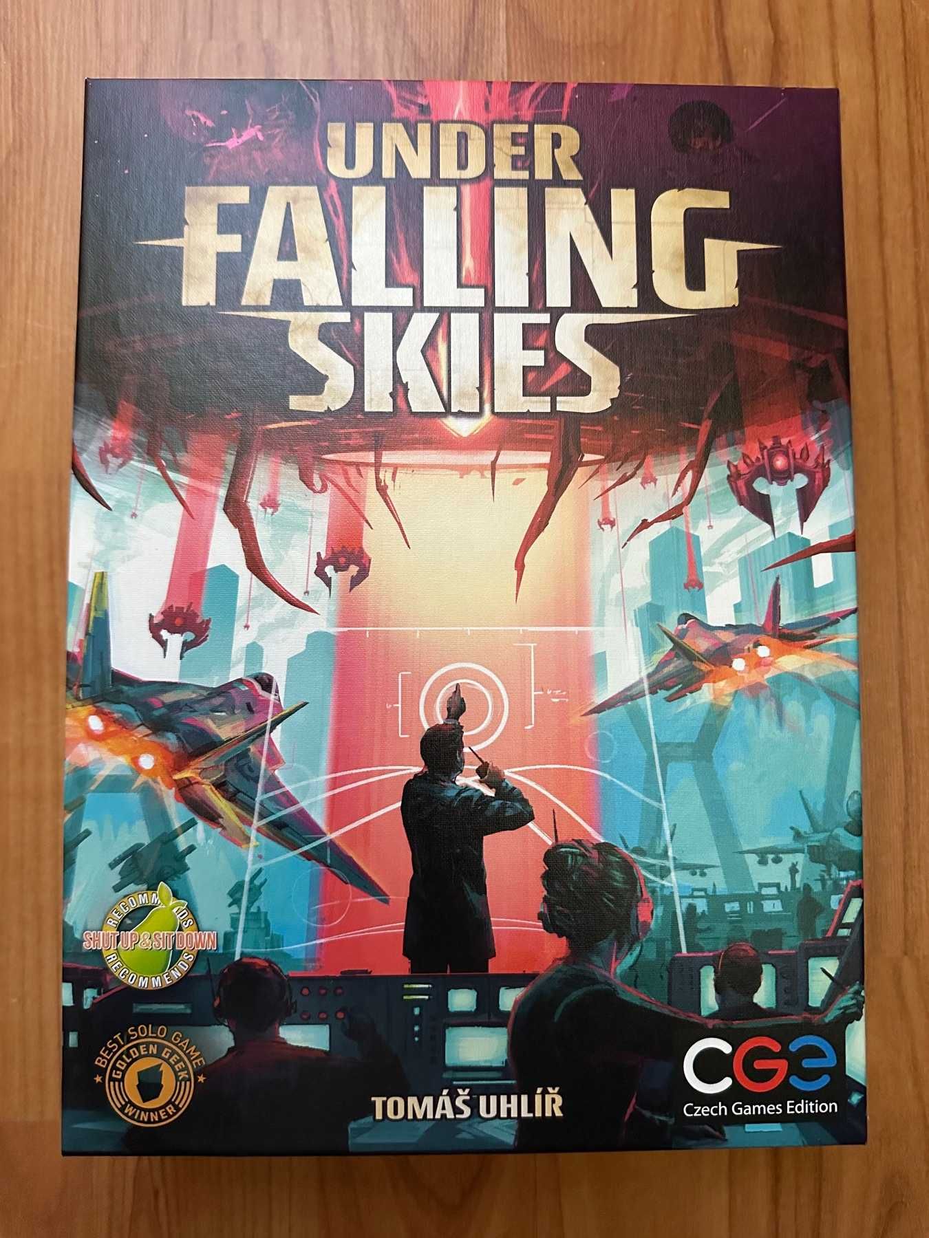 Настолна бордова игра Under Falling Skies като нова